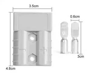 Ecp: 1 x 50amp Anderson Type Plug Standard Grey 50amp 6AWG