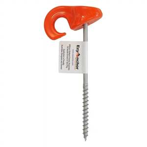 Ezy Anchor: Ezy Anchor Outback Screw Peg 200mm Orange - Each - no longer available