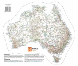 Hema Maps: Hema Map of Australia Sticker - Large