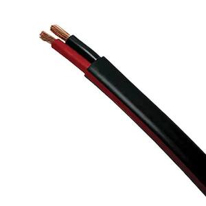 Cable Twin Sheath 3mm 1.13mm2 Black Per Metre