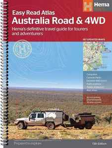 Hema Maps: Hema Australia Road and 4WD Easy Read Atlas - 292 x 397mm