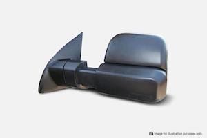 MSA Towing Mirror compatible with Nissan Navara Np3000 Black Electric Heater
