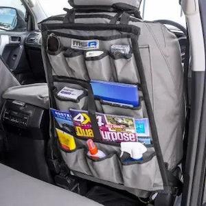 Msa: MSA 4x4 Seat Organiser – Heavy-Duty Canvas Car Storage