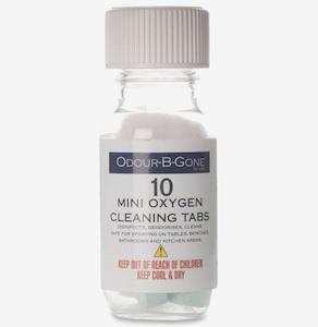 Odour B Gone: Odour B Gone Mini Oxygen Cleaning Tabs for Use in a Spray Bottle x 10
