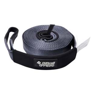 Recovery Gear: OZtrail 8T Snatch Strap suited for small – medium sized vehicles