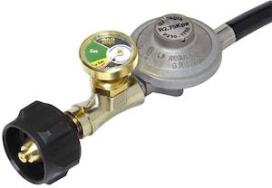 Gas Safety Gauge with Hose and Regulator
