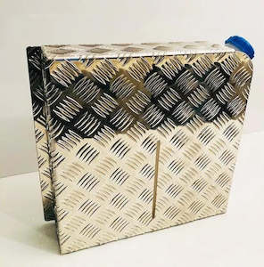 Diesel Tank Cover - Face Mount Right Hand Side - silver