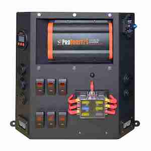 Bmpro Power: 25A Lithium DC–DC Canopy Distribution Charging Board with Solar Input