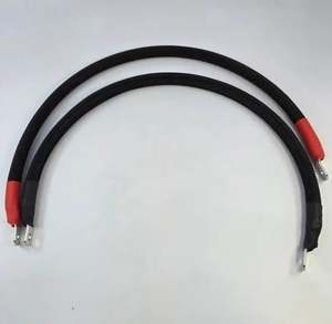 12v: BMPro Battery and Inverter Cable Set 85mmsq 330amp 500mm Mega Fuse Extreme Cover - Pair