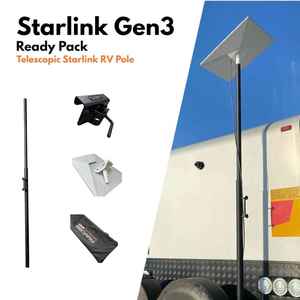 Bbqarm: BBQARM Starlink Gen 3 Ready Pack - Telescopic Starlink RV Pole