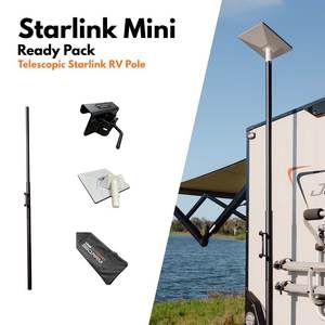 Bbqarm: BBQARM Starlink Mini Ready Pack - Telescopic Starlink RV Pole