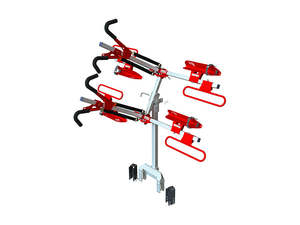 Gripsport Complete Tilting Caravan Rack for 4 Bikes with Tall Bolt On Mount Kit