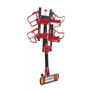 Gripsport Versa 2.4 Folding Standard Hitch 4 Bike Vertical Rack for vehicles with spare tyre