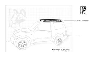 Mitsubishi Pajero K9 Roof Racks Expedition Quality 2 Door 1250WX1600L - Autumn Sale