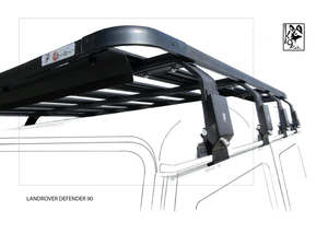 Eezi Awn: Landrover Defender 90 K9 Roof Racks Expedition Quality 1400WX2000L - Autumn Sale