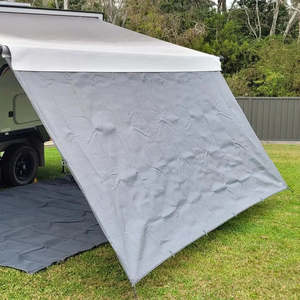 Cgear Grey Awning Privacy Screens 1.8M or 6Ft High Suits Fiamma Thule 9ft 4.5mm