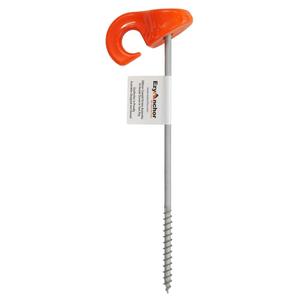 Ezy Anchor Coastal Screw Peg 280mm Orange - Each