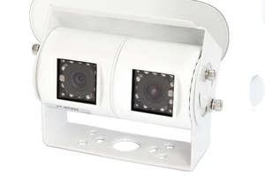 SafetyDave Rear Vision Camera Double Ccd White or Black 40 and 120 Degree White 670103 AHD