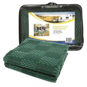 Supex: Caravan Annex Mat 2.5M x 3.5M Foam Mesh Breathable and Anti Slip Green