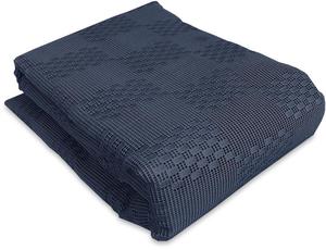 Winter Essentails: Caravan Annex Mat 2.5M x 3.0M Foam Mesh Breathable and Anti Slip Blue