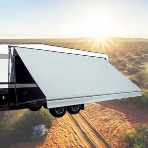 Winter Essentails: Aussie Traveller SBE 16' Light Grey Roof White Ends Awning