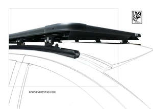 Eezi Awn: Everest K9 Roof Racks Expedition Quality Roof Racks 1250WX2000L Frontward Mount - Summer Sale