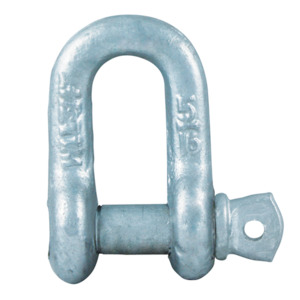Discount Collection: Caravan D Shackle Galvanised 8mm Rated