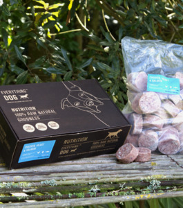 Products: CHICKEN, HEART AND SALMON MEDALLIONS - Everything Dog