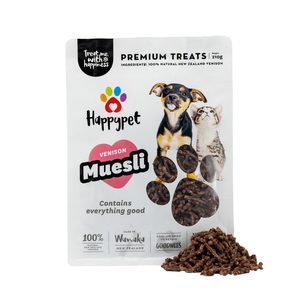 Products: HAPPYPET VENISON MUESLI - Everything Dog