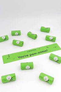 LITTLE GREEN DOG POOP BAGS SINGLE ROLL - Everything Dog