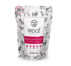 Products: WOOF LAMB GREEN TRIPE AND MUSSEL TREAT - Everything Dog