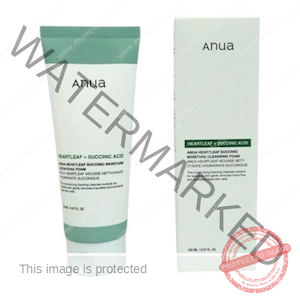 ANUA Heartleaf + Succinic Acid Moisture Cleansing Foam 150ml Eve's Shoppe