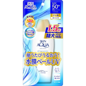 Products: Rohto SKIN AQUA UV Super Moisture Gel 110g SPF50/PA Eve's Shoppe