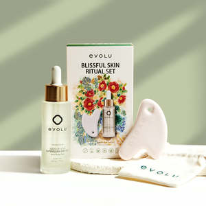 Gift Cards: Blissful Skin Ritual Set - Seeds of Love & GuaSha