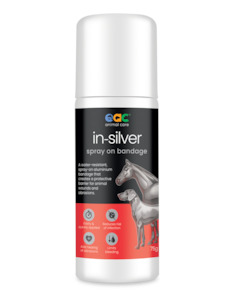 in-silver Spray On Bandage For Horses, Cattle, Dogs, Other Pets & Animals