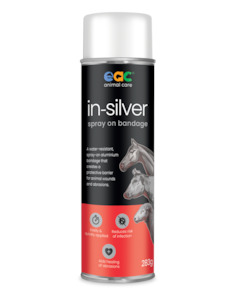 in-silver - Spray On Bandage For Horses, Cattle, Dogs & Other Pets & Animals