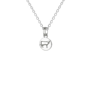 Last Chance: Cow Pendant Necklace (Hardworking)