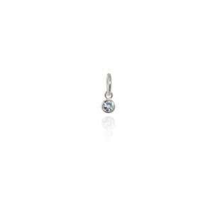 Gemstones: March Pendant Charm (Aquamarine)