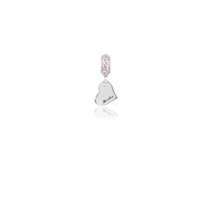 Love Friendship Charms: Aroha (Deep Love) Pendant Charm - Pink