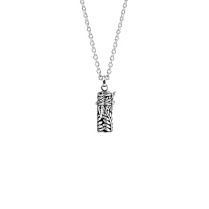 New Zealand: Silver Fern Locket with Chain (Natural Beauty)