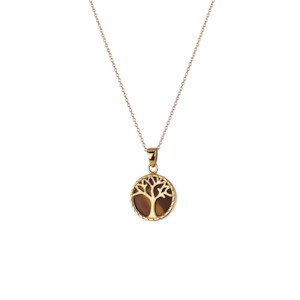 Tree Of Life Necklace (Gold) - (Strength)