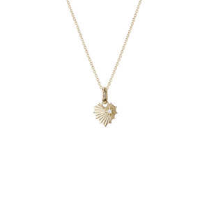 Radiant Heart Necklace (Love) - Gold