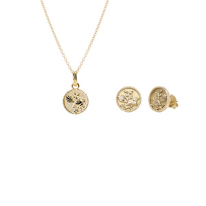 Best Sellers: Gold Fantail Coin Jewellery Set