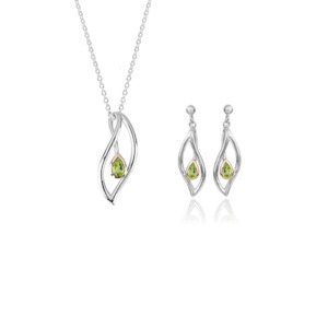Eternity Leaf Jewellery Set