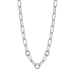 Necklaces Pendants: Statement Link Necklace (52cm)