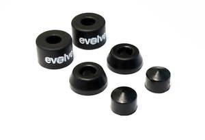 Bushings Pivot Cups: Evolve SuperCarve 2 Bushings - Black 95a