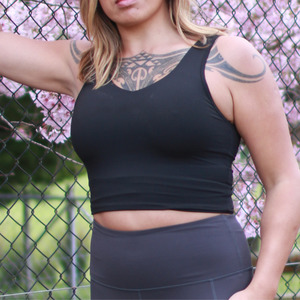 The Singlet Bra - Black