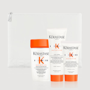 Cleanse And Condition Conditioner: Kérastase Nutritive Travel Gift Pack for Dry Hair