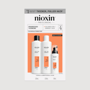 Nioxin Scalp + Hair Thickening System 4 Trial Kit 150+150+40ml