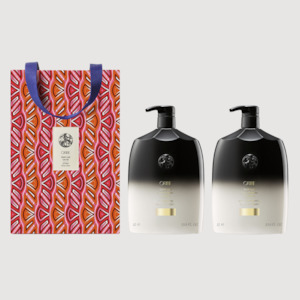 Cleanse And Condition Conditioner: Oribe Gold Lust Liter Duo Collection